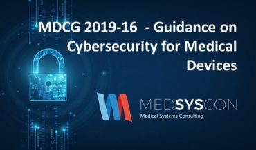 MedSysCon Medizintechnik GmbH, MDCG 2019-16, ybersecurity